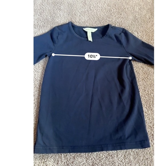 Matilda Jane Girls Blue Long Sleeve Tunic Top Size 6 Flutter Sleeve - Picture 3 of 5